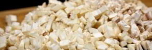 шампиньоны, фаршированные курицей и сыром