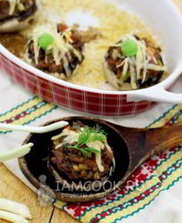 Шампиньоны фаршированные мясом