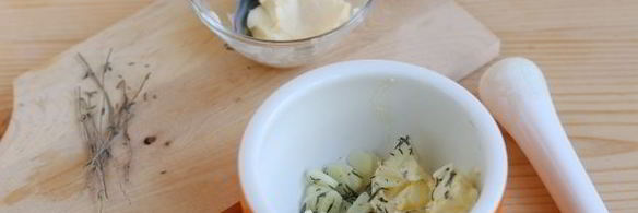 шампиньоны, фаршированные перловкой