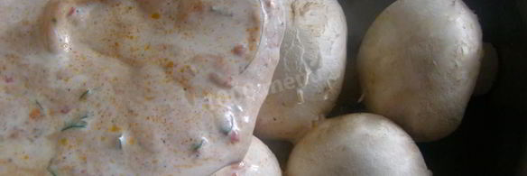 шампиньоны на костре