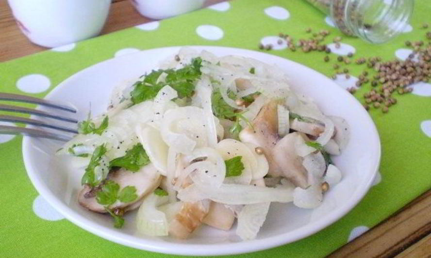 Рецепт сыроедческих грибов