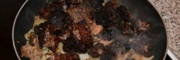 тушеные сморчки