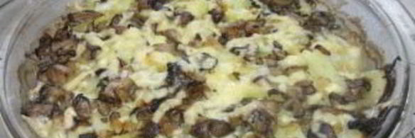 вешенки с картошкой в духовке