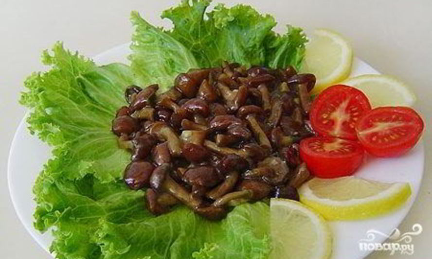 Рецепт замороженных жареных грибов