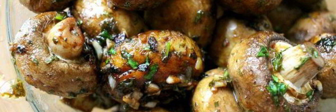 Запеченные шампиньоны с прованскими травами