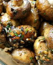 Запеченные шампиньоны с прованскими травами