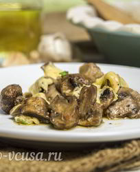 Запеченные шампиньоны с сыром