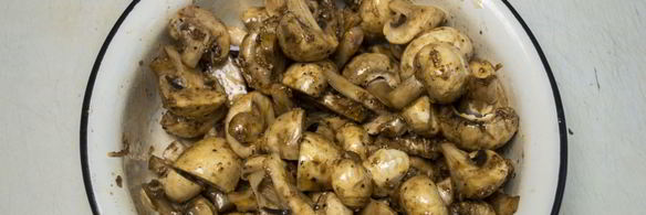 запеченные шампиньоны с сыром