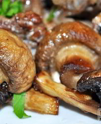 Запеченные в духовке шампиньоны