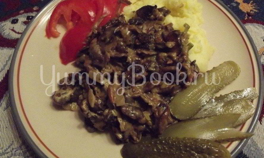 Рецепт жаренных шампиньонов в мультиварке