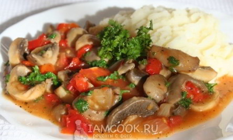 Рецепт грибного гуляша