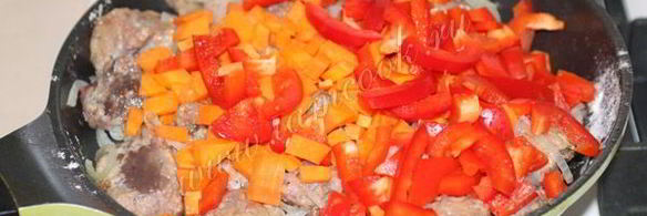 гуляш из говяжьей печени