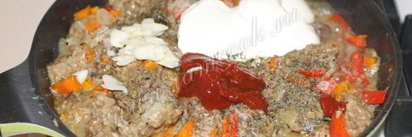 гуляш из говяжьей печени