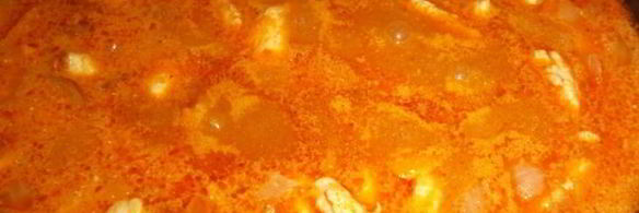 гуляш из куриного филе