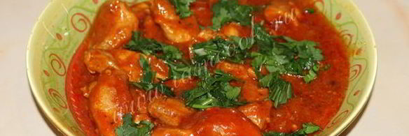 гуляш из свинины с подливкой