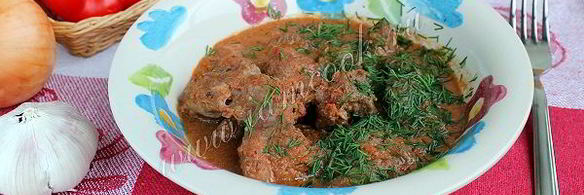 гуляш из свинины в мультиварке