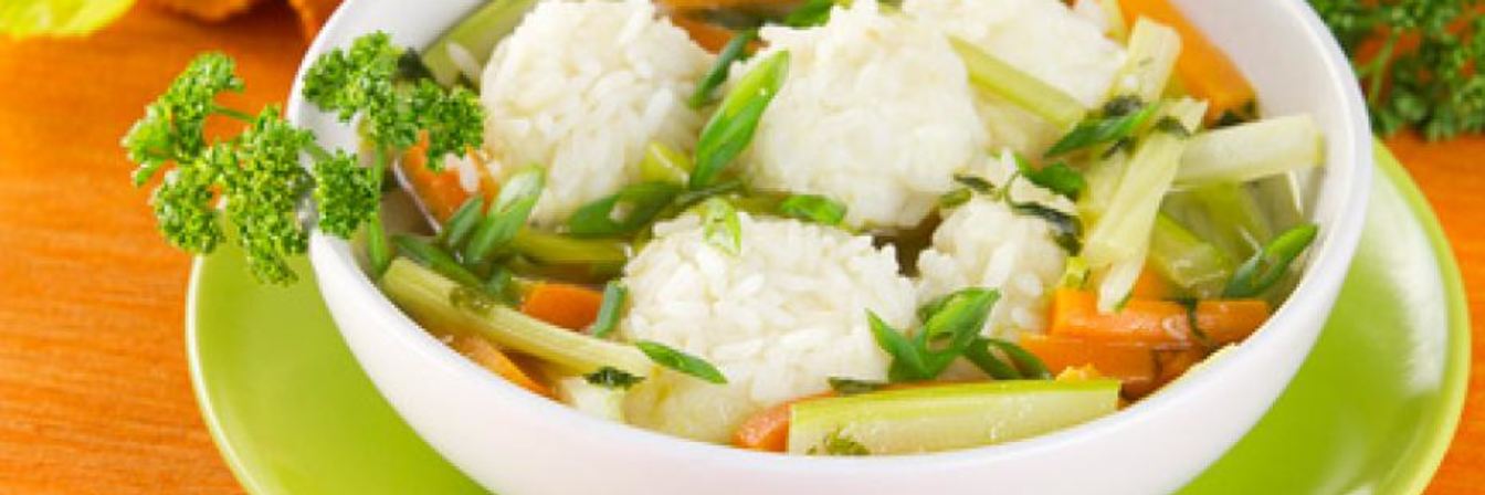 Картофельно-рисовые клецки