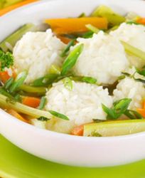 Картофельно-рисовые клецки