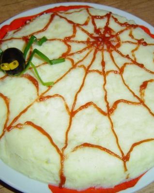 Картофельное пюре Паучки