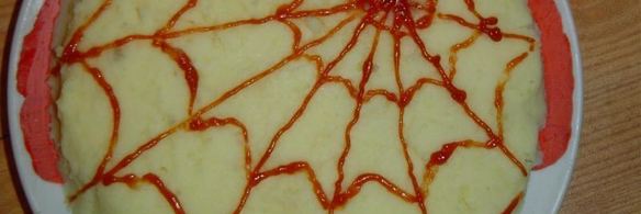 картофельное пюре паучки