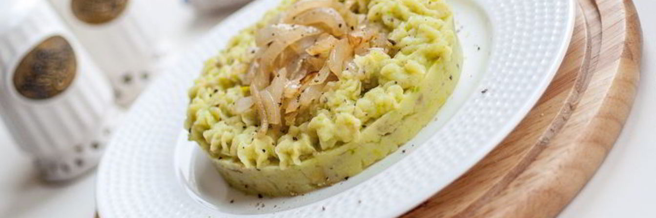 Картофельное пюре с авокадо