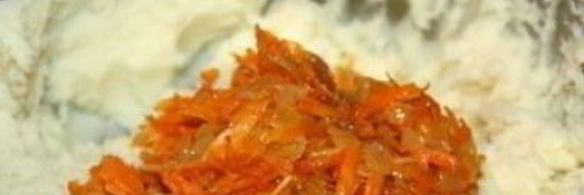 картофельное пюре с морковью