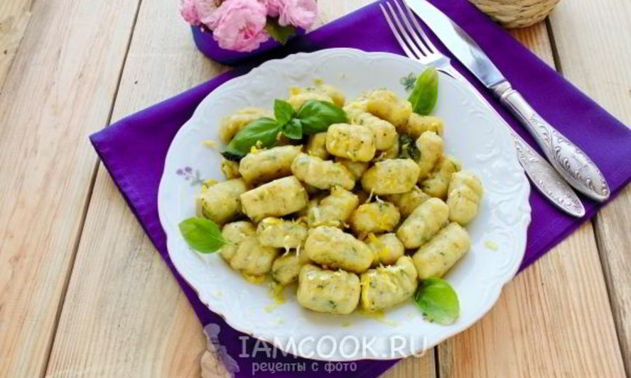 Рецепт картофельных ньокков с базиликом