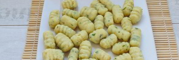 картофельные ньокки с базиликом