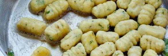 картофельные ньокки с базиликом