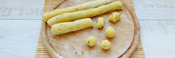 картофельные ньокки с базиликом