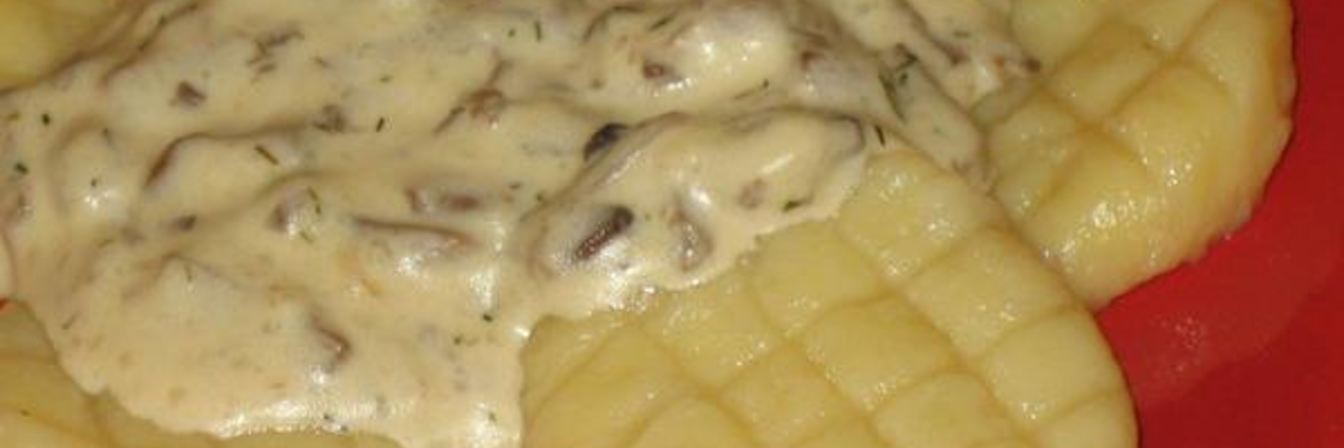 Картофельные ньокки с грибным соусом