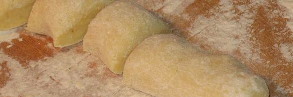 картофельные ньокки с грибным соусом