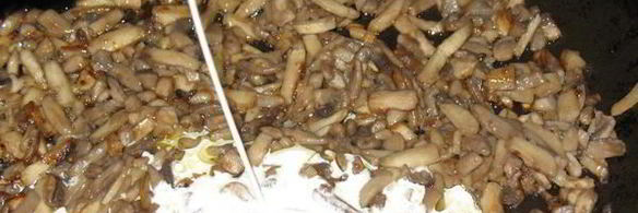 картофельные ньокки с грибным соусом