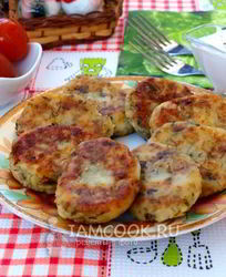 Картофельные котлеты с грибами