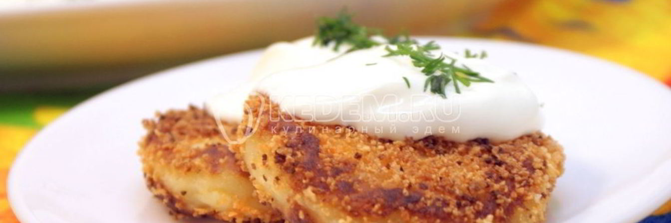 Картофельные котлеты с сыром
