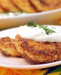 Картофельные котлеты с сыром