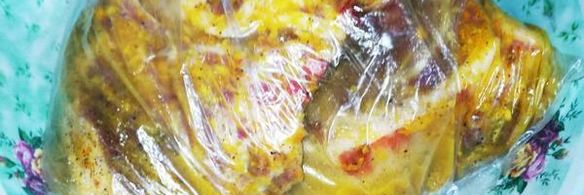 котлета на косточке в цитрусовом маринаде