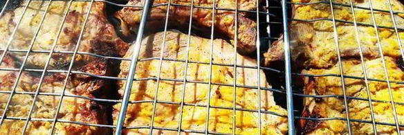 котлета на косточке в цитрусовом маринаде