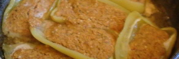 котлетки-лодочки из запеченных перцев с овощами и грибами