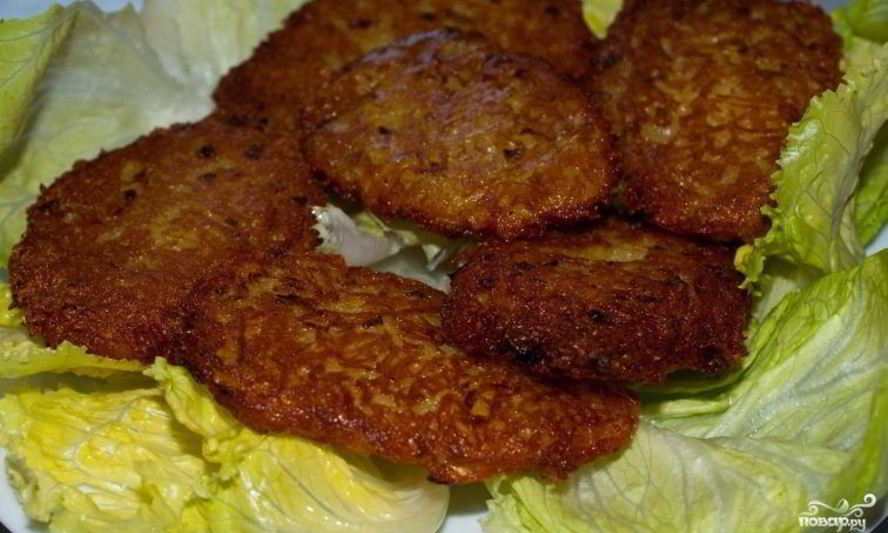 Рецепт котлет из картофеля