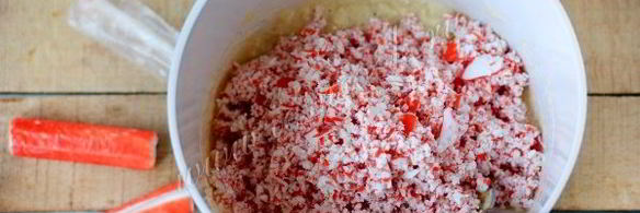 котлеты из крабовых палочек