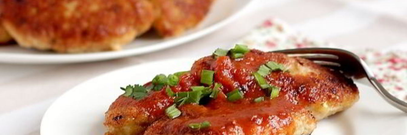 Котлеты из куриного фарша с сыром на сковороде