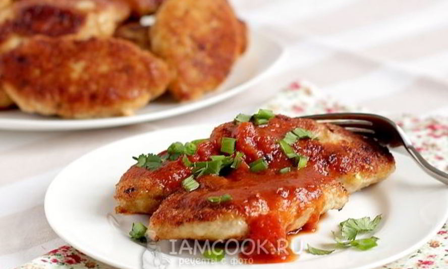 Рецепт котлет из куриного фарша с сыром на сковороде