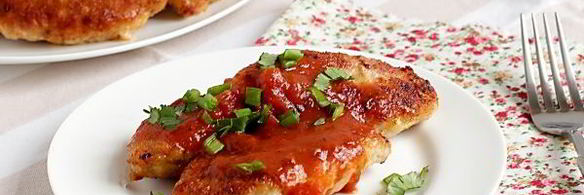 котлеты из куриного фарша с сыром на сковороде