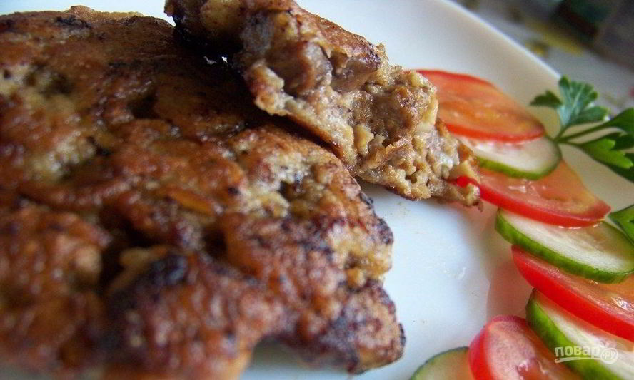 Рецепт котлет из свиной печени