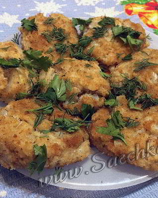 Котлеты из цветной капусты с овсяными хлопьями