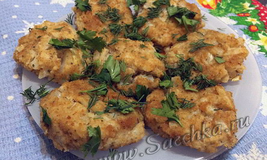 Рецепт котлет из цветной капусты с овсяными хлопьями