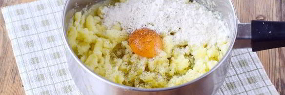 котлеты картофельные с фаршем