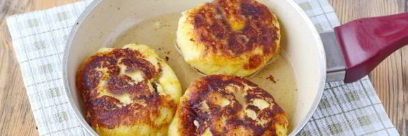 котлеты картофельные с фаршем
