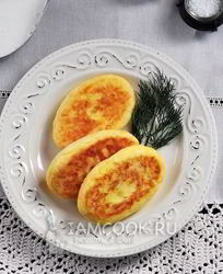 Котлеты картофельные с сыром